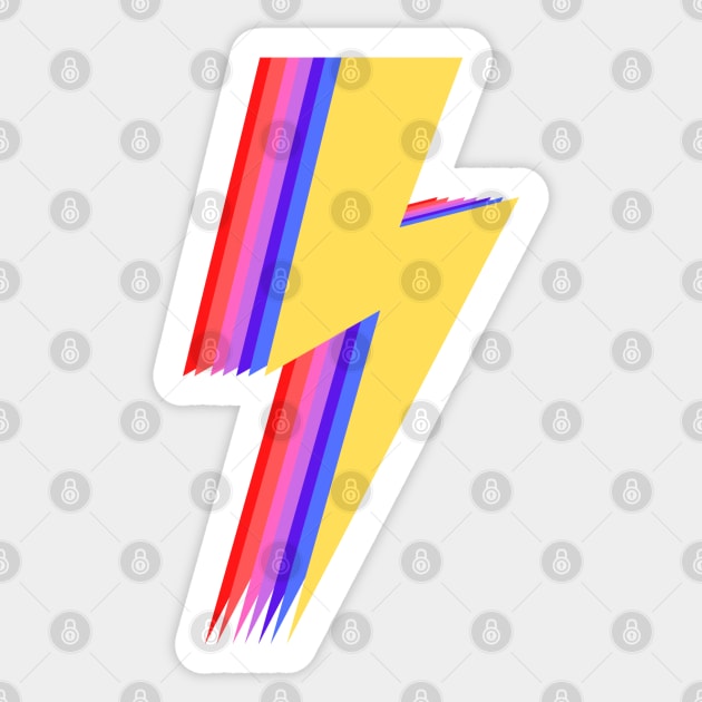 Lightning Bolt Sticker by BRIJLA